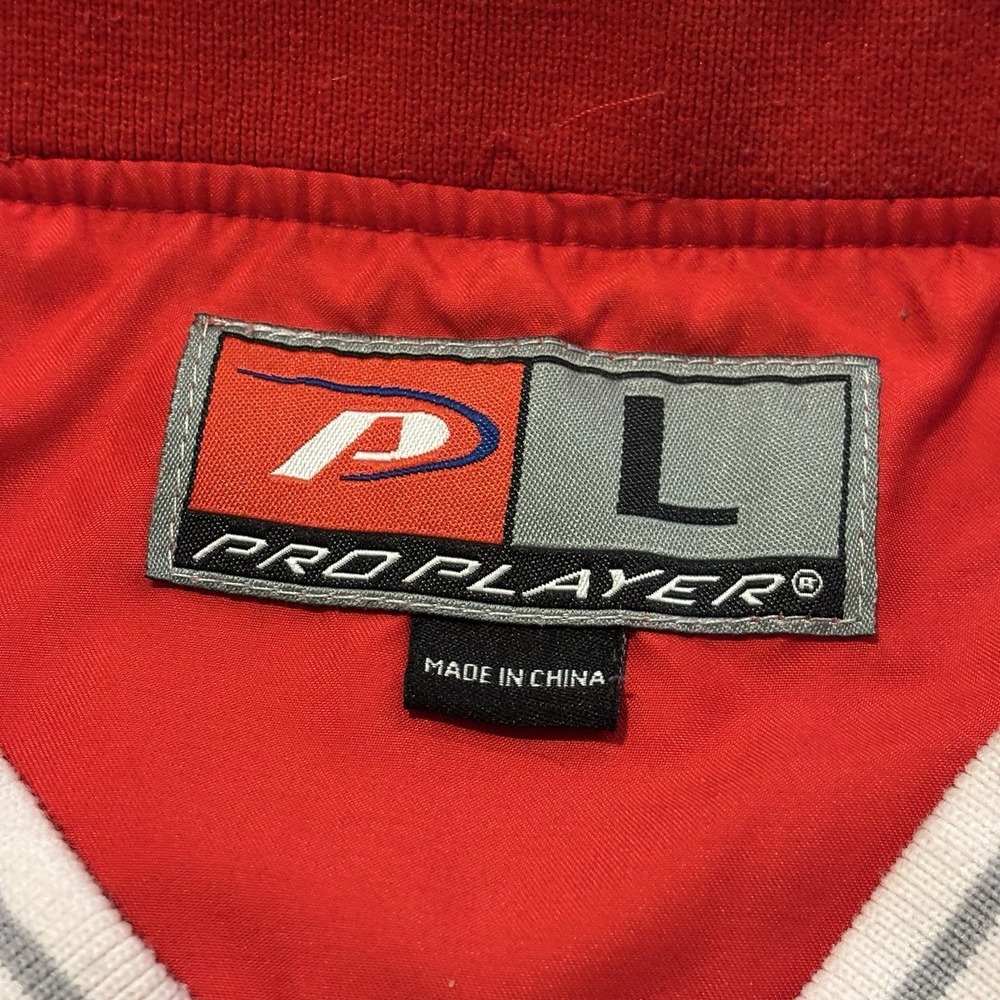 Vintage Pro Player Ohio State Buckeyes Jacket Mens Large Windbreaker Pullover - Picture 7 of 11